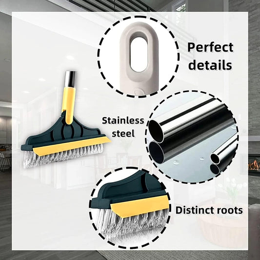 2-IN-1 BATHROOM CLEANING BRUSH & WIPER