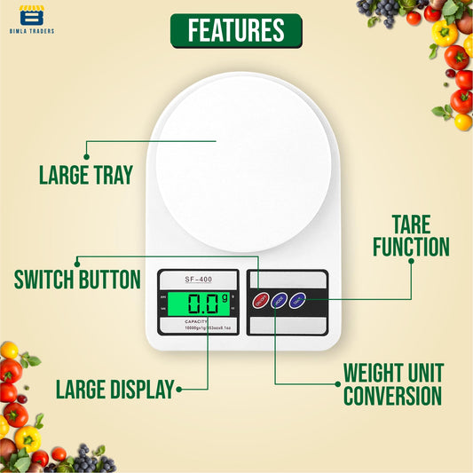 BTAG SF-400 SCALE | 10KG/1G | WHITE