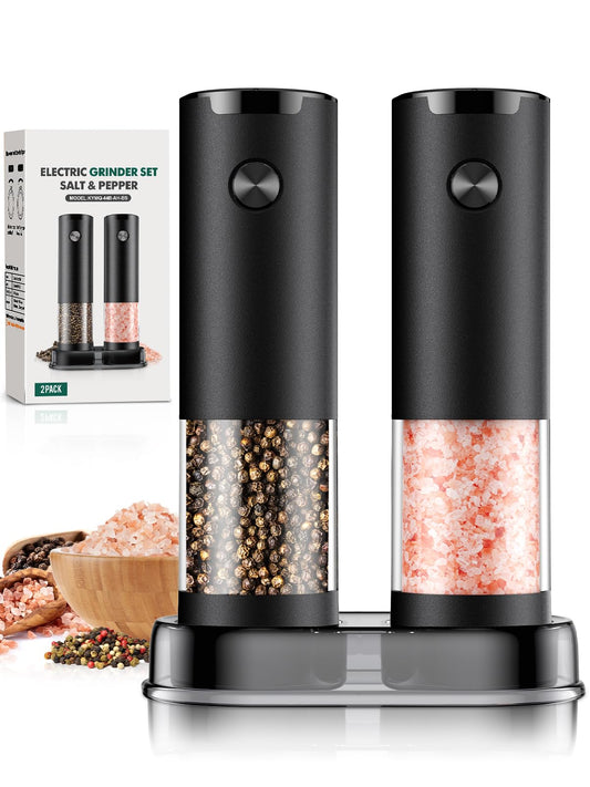 ELECTRIC SALT & PEPPER GRINDER – LARGE CAPACITY