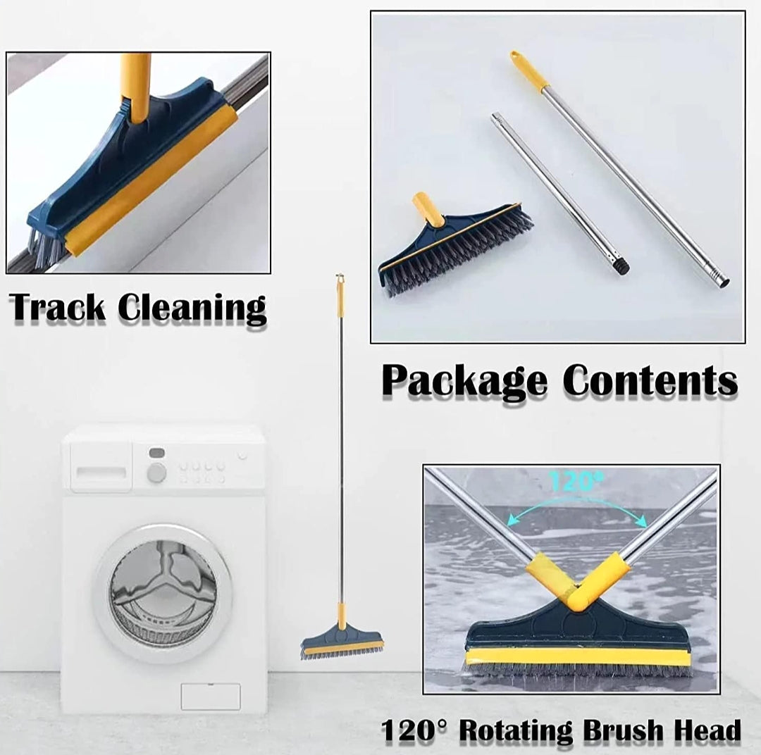 2-IN-1 BATHROOM CLEANING BRUSH & WIPER