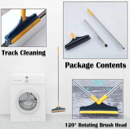 2-IN-1 BATHROOM CLEANING BRUSH & WIPER