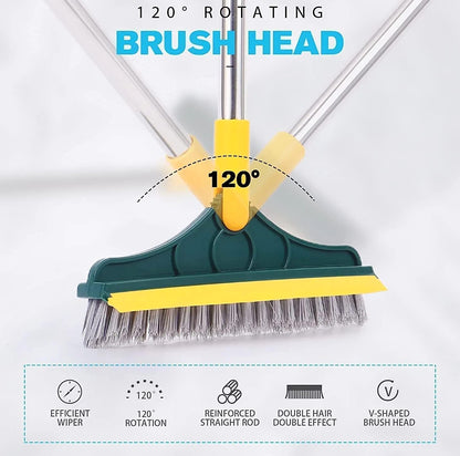 2-IN-1 BATHROOM CLEANING BRUSH & WIPER